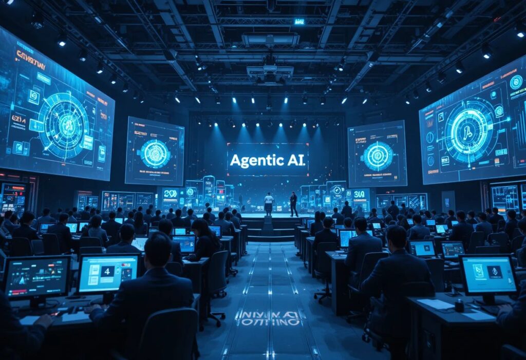 Agentic AI takes centre stage at Infosecurity Europe 2026 showcasing futuristic cybersecurity systems and AI-driven threat detection technology.