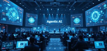 Agentic AI takes centre stage at Infosecurity Europe 2026 showcasing futuristic cybersecurity systems and AI-driven threat detection technology.