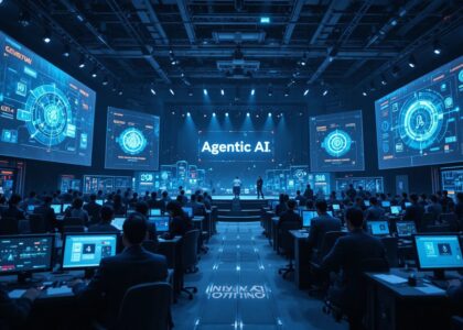 Agentic AI takes centre stage at Infosecurity Europe 2026 showcasing futuristic cybersecurity systems and AI-driven threat detection technology.