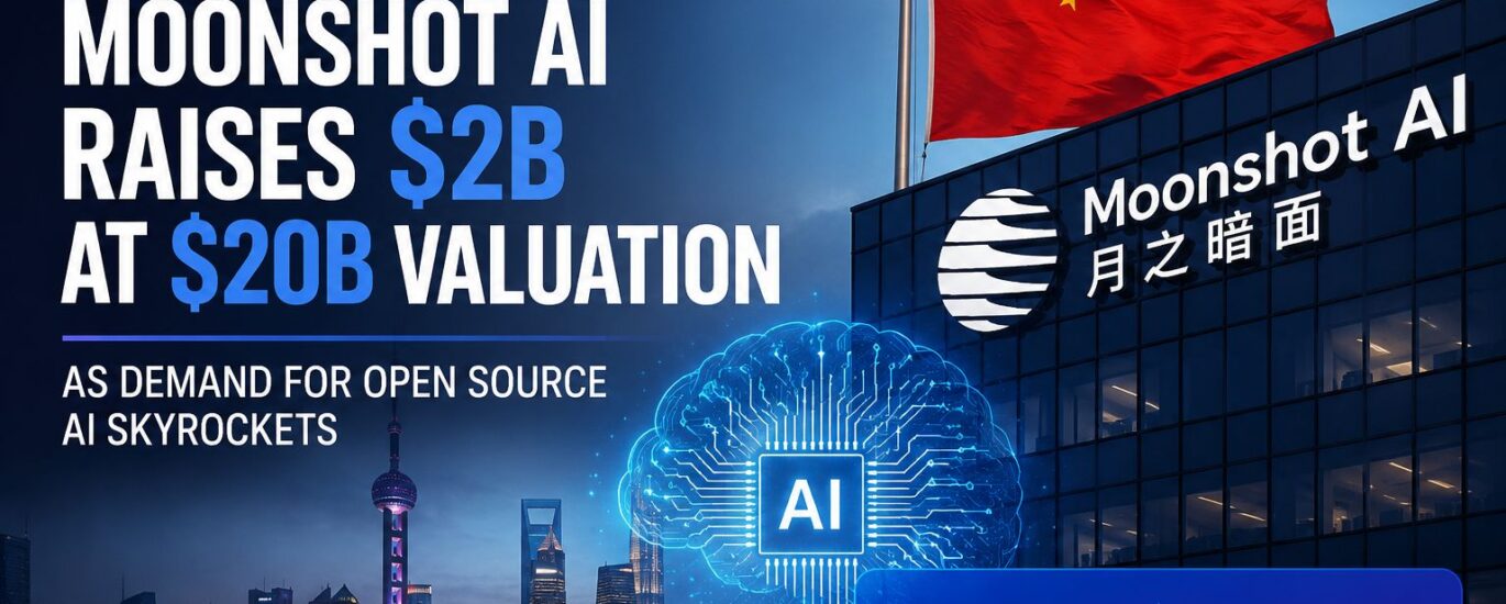 China’s Moonshot AI Raises $2B at $20B Valuation as Open Source AI Demand Surges