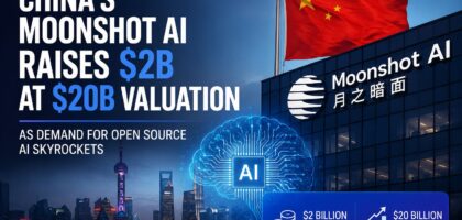 China’s Moonshot AI Raises $2B at $20B Valuation as Open Source AI Demand Surges