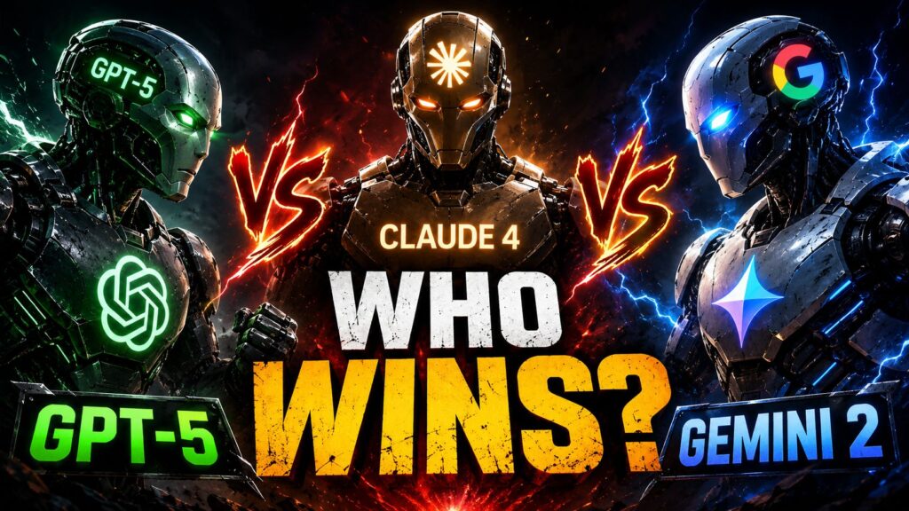 GPT-5 vs Claude 4 vs Gemini 2: The Ultimate AI Showdown of 2026