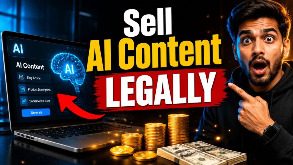 How to Sell AI Generated Content Legally in 2026