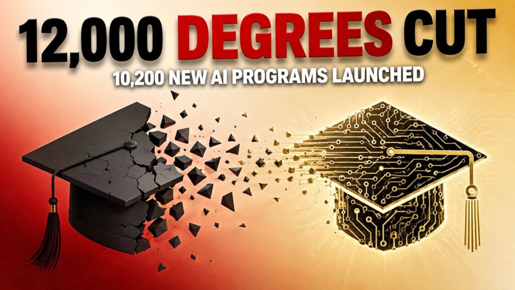 China AI university degrees