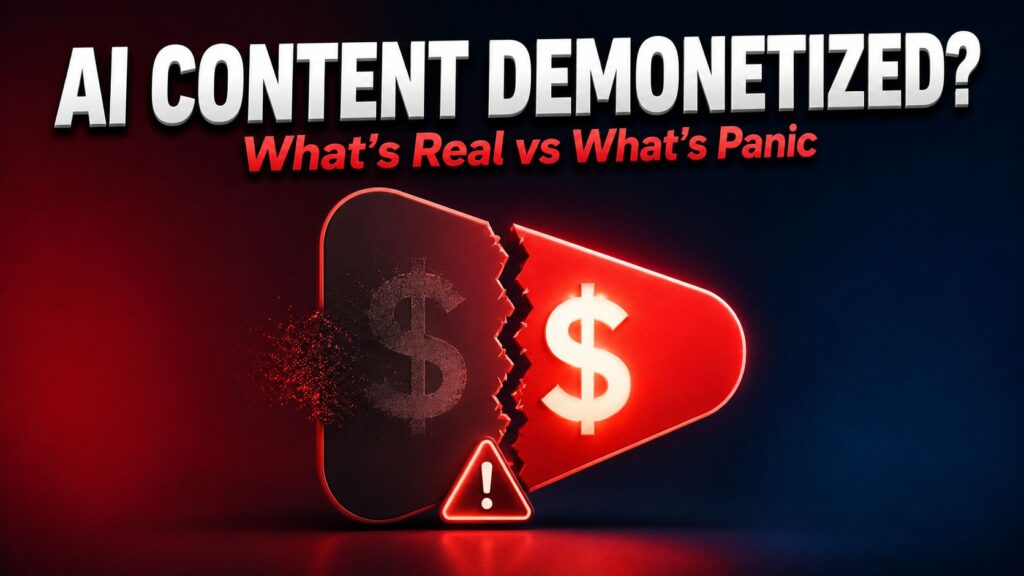 YouTube AI demonetization